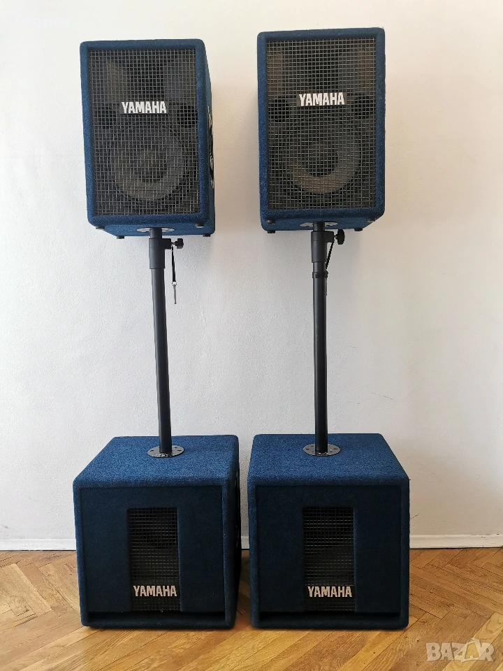 Активни тонколони YAMAHA Powered Series 2 мониторни + 2 бас каси, снимка 1
