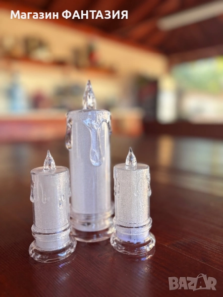 Декорация, светещи свещи, снимка 1