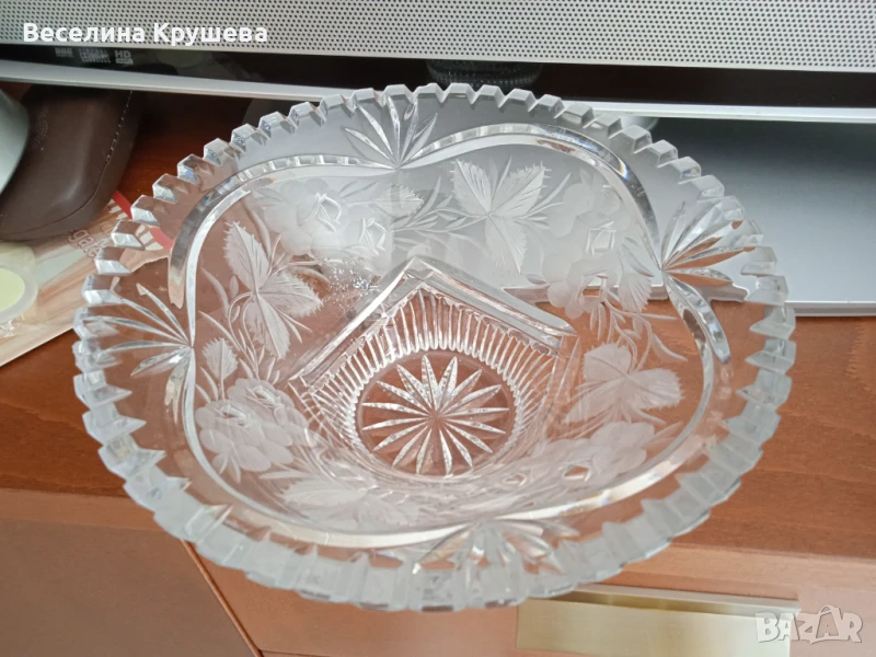 Фруктиера, оловен кристал, снимка 1