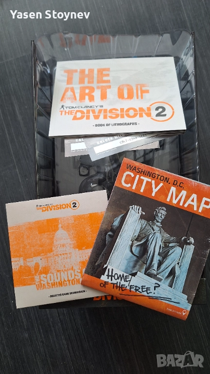 The Division 2 Dark Zone - кутия, артбук, плакат/карта, саундтрак, снимка 1