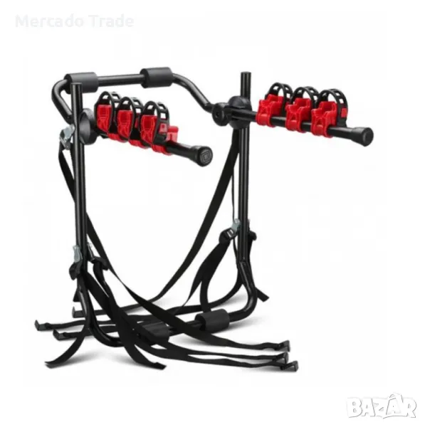 Багажник за велосипеди Mercado Trade, Троен, снимка 1