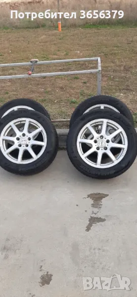 Джанти с гуми 205/60/R19 5x112 66.6, снимка 1