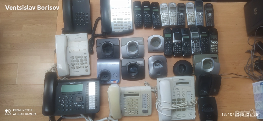 Panasonic Безжични и стационарни телефони, 22 броя цена за всичко, снимка 1