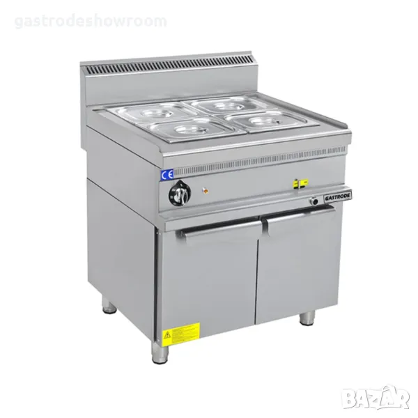 Електрическа печка тип "Bain Marie" Gastrode с шкаф - 60х60 см, снимка 1