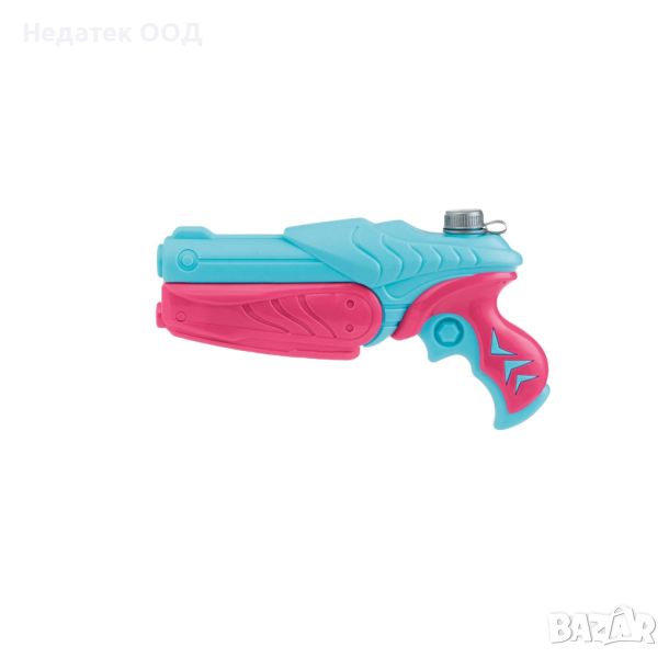  Пластмасов воден пистолет ,синя фуксия, 24см, снимка 1