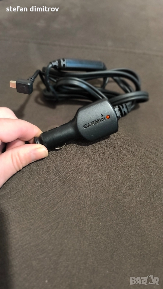 Garmin GTM 36 TMC рисийвър за трафик информация, черен, с 12V зарядно , снимка 1