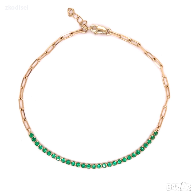 Златна дамска гривна 1,67гр. 19,5см. 14кр. проба:585 модел:36339-6, снимка 1