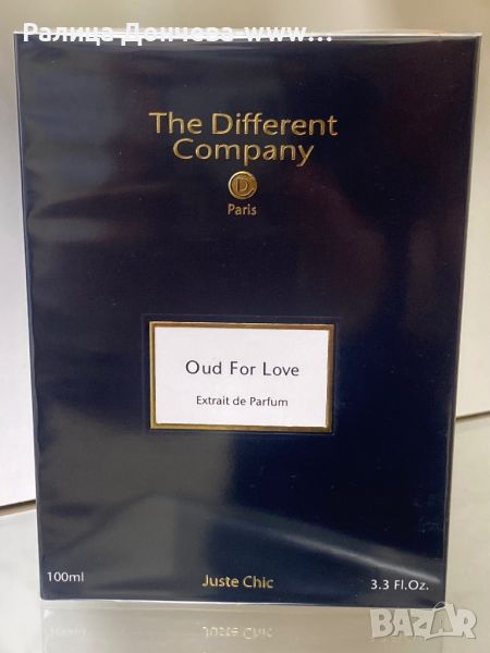 ПАРФЮМ ПРОДУКТ-THE DIFFERENT COMPANY-OUD FOR LOVE, снимка 1