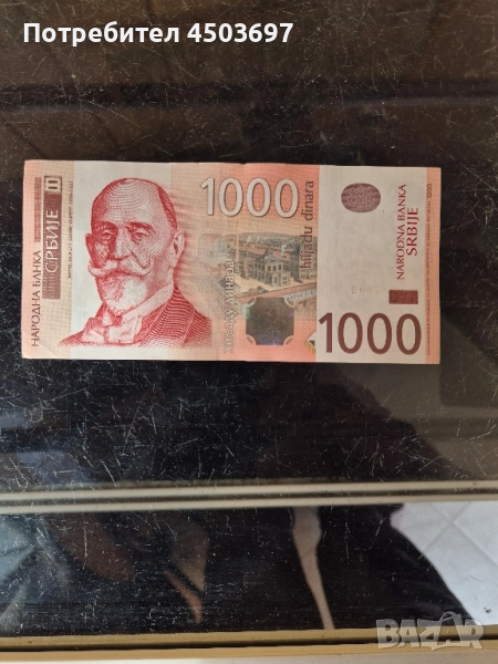 1000 srabski novi, снимка 1