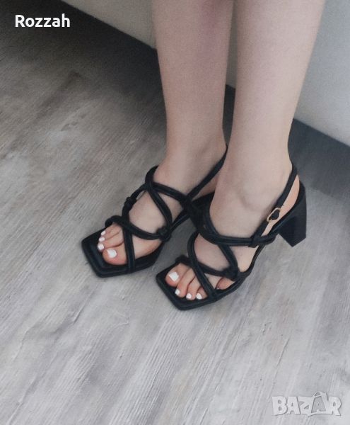 Черни  сандали , снимка 1