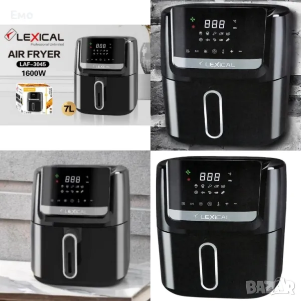 Еър фрайър с тъч скрийн - Lexical Airfryer LAF-3045 - Гаранция 24 месеца , снимка 1