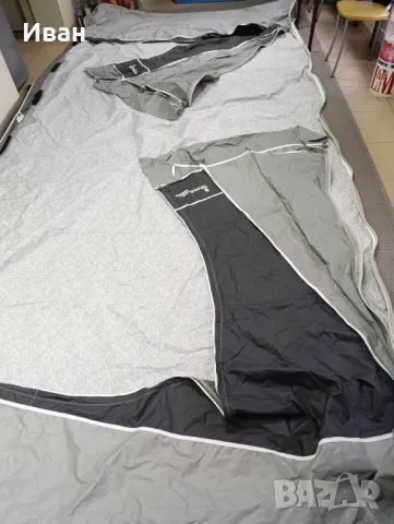 Панорамна тента(форселт) за каравана Isabella Sunshine. Размер: 1050см (1036-1060)см земя-земя, снимка 14 - Палатки - 49664482