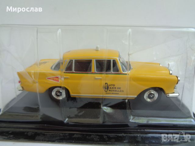 1:43 MERCEDES 200 BRUXELLES 1962 КОЛИЧКА ИГРАЧКА ТАКСИ МОДЕЛ, снимка 3 - Колекции - 46006009