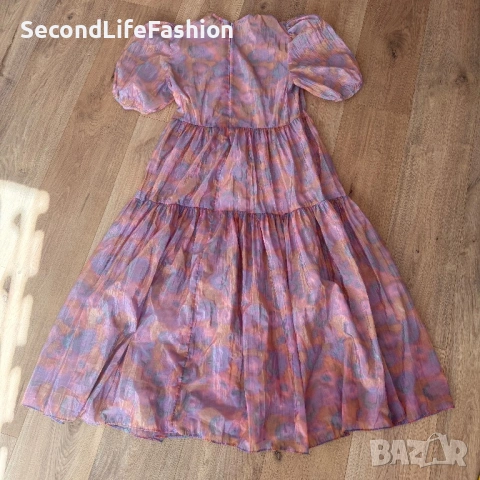 & Other Stories дълга ефирна рокля колекция пролет лято 2026 размер S, снимка 3 - Рокли - 54155050