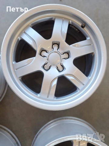 ОРИГИНАЛНИ АЛУМИНИЕВИ ДЖАНТИ ЗА AУДИ -5Х112Х66.6-17цола, снимка 4 - Гуми и джанти - 52163016