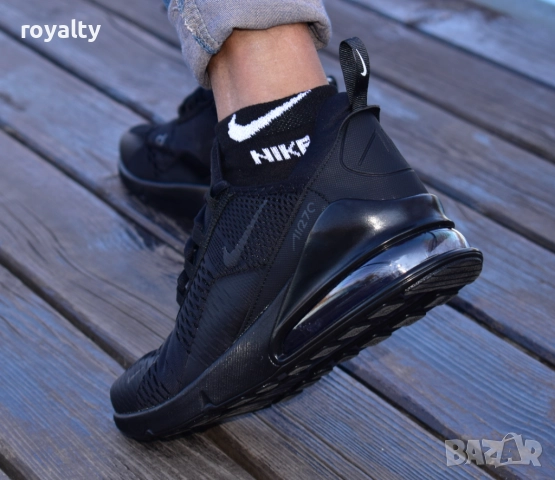 Дамски Маратонки Nike Air Max 270 Winter цвят: черно, снимка 3 - Маратонки - 51636130