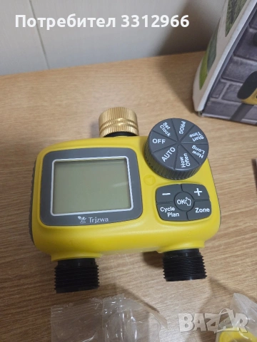 Чисто нов двузонов програматор за поливане Trizwa (модел YZD02)., снимка 2 - Напояване - 53698228