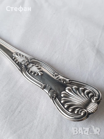 Огромна посребрена лъжица, снимка 6 - Антикварни и старинни предмети - 53181329