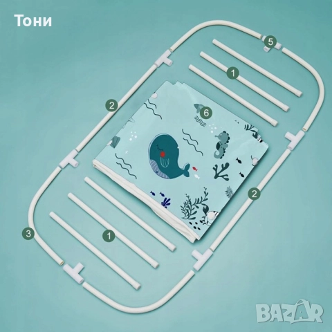 Сгъваема преносима вана XXL с възглавница и топлоизолация – Комфорт и удобство в малката баня, снимка 2 - Душ кабини и вани - 52862634