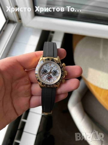 Promotion!!!Луксозен механичен мъжки часовник Rolex Daytona Meteorite 