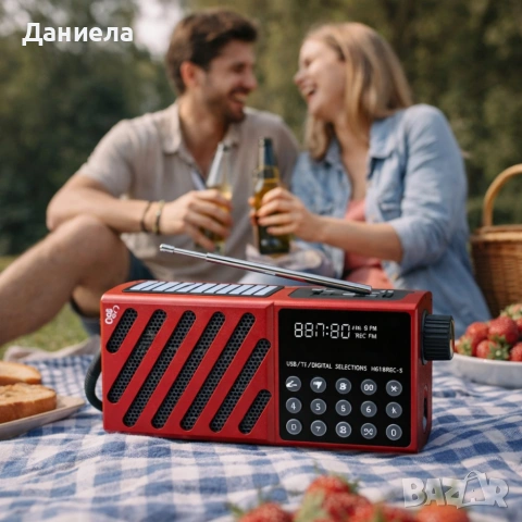 Радио със соларно зареждане JOC-6138REC-S с Bluetooth, мултифункционално и преносимо, снимка 5 - Радиокасетофони, транзистори - 53783210