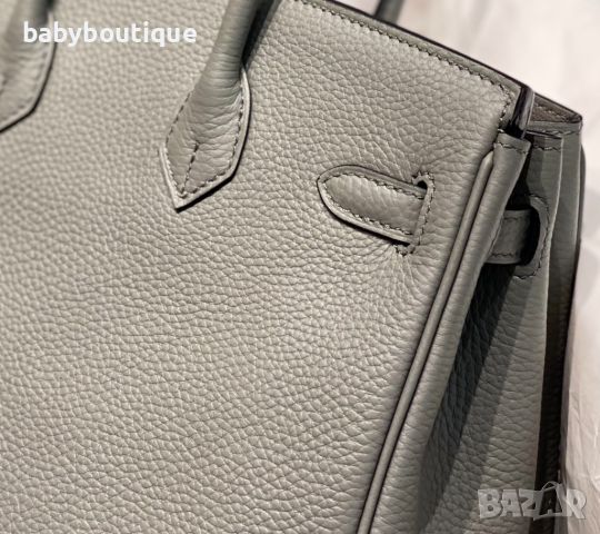 Hermes Birkin Cumulonimbus Gray, снимка 7 - Чанти - 45396761