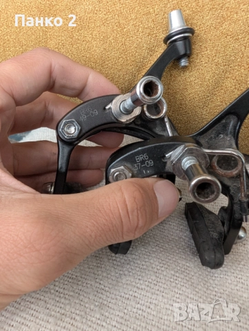 Ретро Шосейни Челюсти Campagnolo Veloce Черни, снимка 7 - Части за велосипеди - 52055067