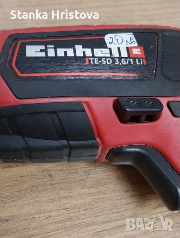 Акумулаторна отверка Einhell TE-SD 3.6v, за части. , снимка 2 - Винтоверти - 53125285
