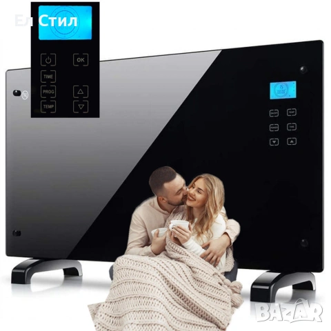 Електрически конвектор 2000W – Стилен и ефективен отоплителен уред с LCD дисплей 53903, снимка 2 - Отоплителни печки - 53575264