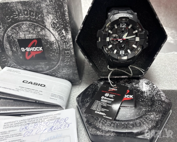 КАТО НОВ! с Гаранция! Мъжки Часовник Casio G-Shock Gravitymaster GR-B300-1A