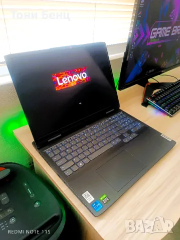 Lenovo IdeaPadGaming3 16" IPS 165Hz i5-12450H 16GB 512GB RTX3050ti 4GB + Подаръци, снимка 3 - Лаптопи за игри - 47215313