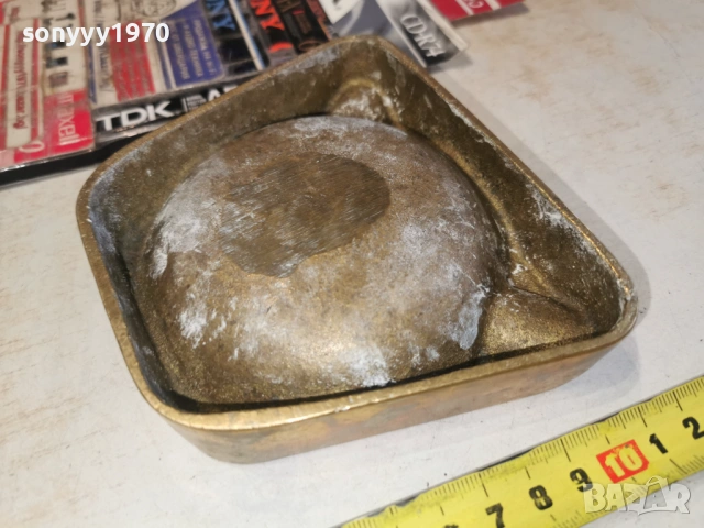 МАСИВЕН ПЕПЕЛНИК-МЕД/МЕСИНГ 2303261700LCHERY1, снимка 15 - Антикварни и старинни предмети - 53948859
