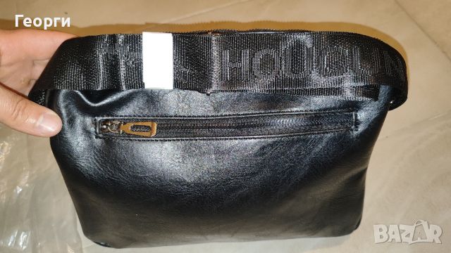 Черни стилни мъжки кожени чанти, ест. кожа - 2 вида, нови., снимка 9 - Чанти - 43208748