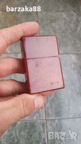 Стара запалка Зипо Zippo с дървен кейс, снимка 4 - Запалки - 49253262