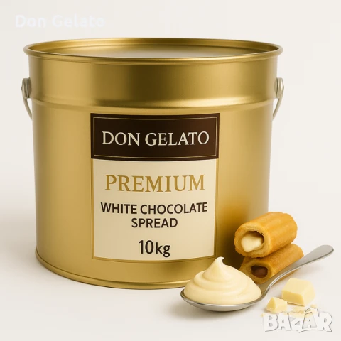 Бял течен шоколад Don Gelato Premium – 10 кг, снимка 5 - Други - 51268372