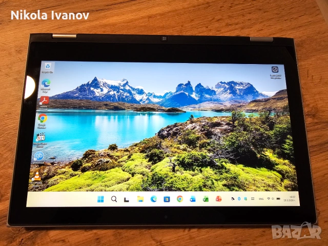 Лаптоп Dell Inspiron 13 инча |Touchscreen 2 in 1 |Intel i3 6100U 2x2.30 Ghz|8GB RAM|240GB SSD|Win 11, снимка 7 - Лаптопи за дома - 53904486