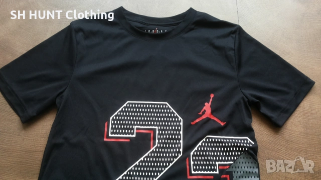 AIR JORDAN Kids T-Shirt Размер 12-13 г / 147-163 см детска тениска 23-66, снимка 3 - Детски тениски и потници - 53126786