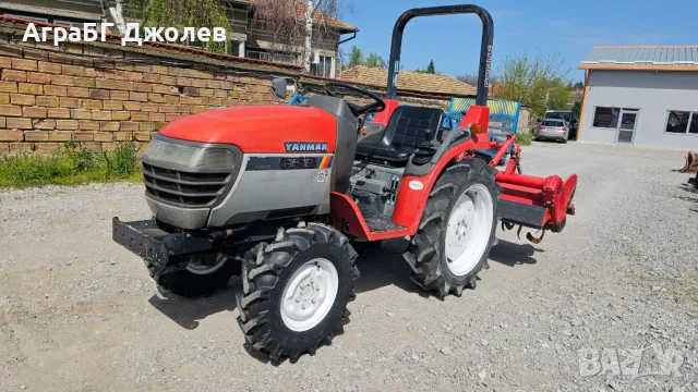 Японски трактор Yanmar AF18 с фреза, 4x4, 18 кс., АграБГ Джолев