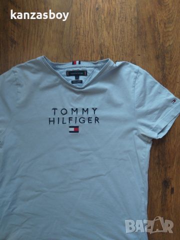 Tommy Hilfiger - страхотна мъжка тениска С, снимка 6 - Тениски - 46434189