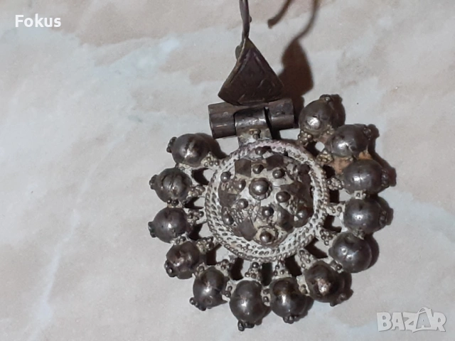 Възрожденска обица арпалия сачан сребро