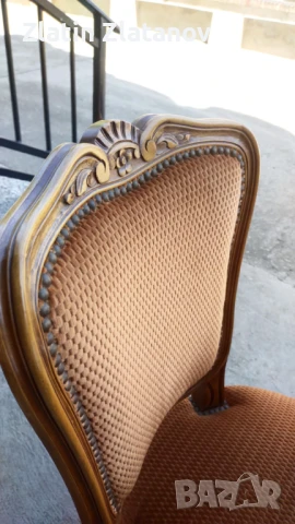 Запазена е!!!Маса с 6 стола стил Луи XV!, снимка 4 - Маси - 51178318