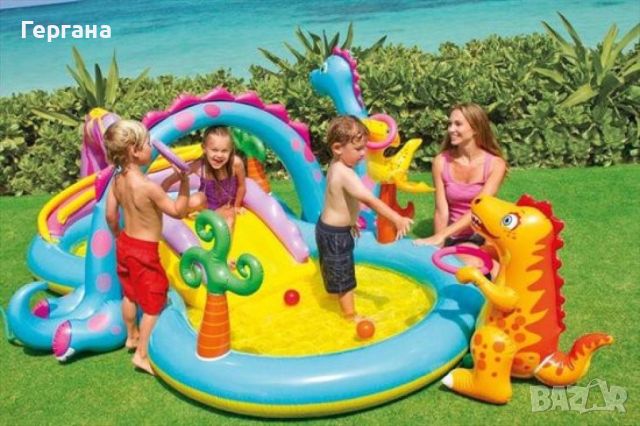 Надуваем детски басейн I n t e x  направете лятото на вашите деца, снимка 2 - Басейни и аксесоари - 46387861