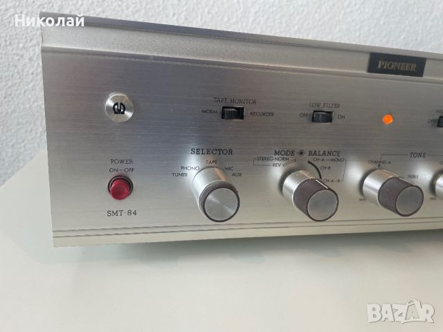 PIONEER SA SMT-84 ПЪРВИЯТ ТРАНЗ.УСИЛВ НА ПИОНЕР 1965г , снимка 3 - Ресийвъри, усилватели, смесителни пултове - 46398943