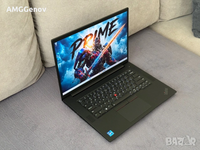 16’QHD+ IPS 600nits/i7-11850H/Thinkpad P1 Gen 4/RTX A2000/32B DDR4/512, снимка 3 - Лаптопи за работа - 53887029