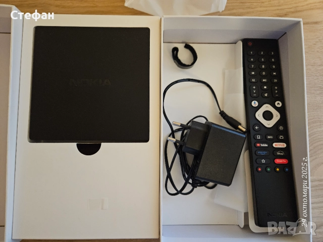 Nokia Android TV Streaming Box 8000, снимка 2 - Плейъри, домашно кино, прожектори - 52180106