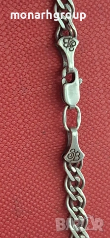 Сребърна верижка, снимка 5 - Колиета, медальони, синджири - 54063566