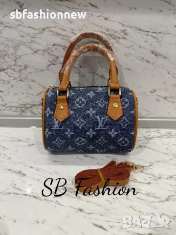 Louis Vuitton мини в синьо / дънкова, снимка 2 - Чанти - 53081386