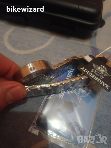 Addiesdive 1000m автоматичен мъжки часовник хелиева клапа НОВ, снимка 2 - Мъжки - 52619768