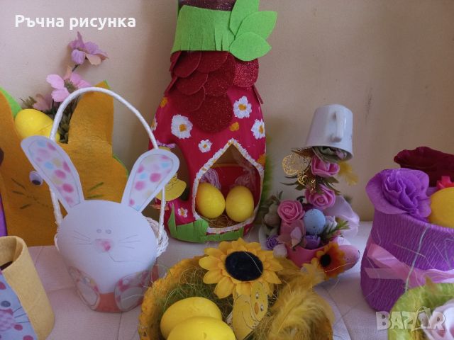 Ръчна изработка за детски и Великденски базари, снимка 12 - Декорация за дома - 45382750