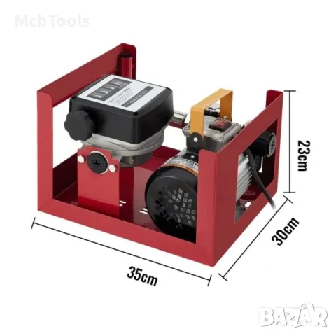 Електрическа помпа за източване на гориво тип бензиностанция 220V, снимка 3 - Други инструменти - 47046665